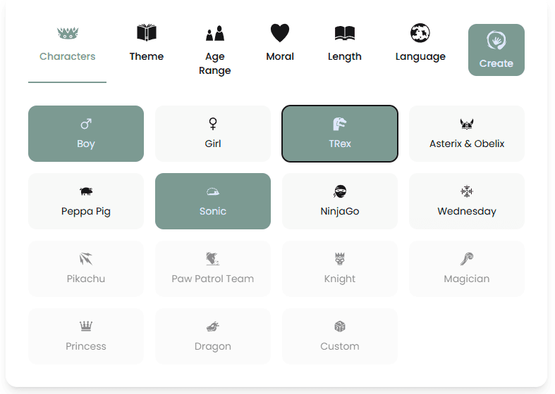 Story Generator Preview